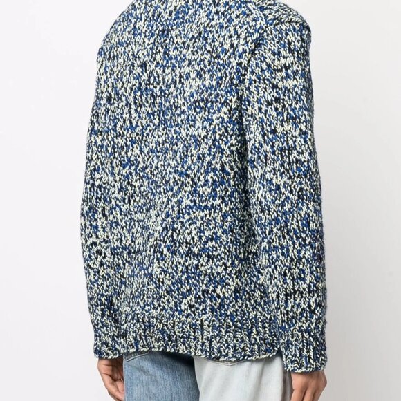 Maison Margiela: Handmade Wool Mouline Knit Stitch Embroidered Sweater SS22 - Picture 16 of 16